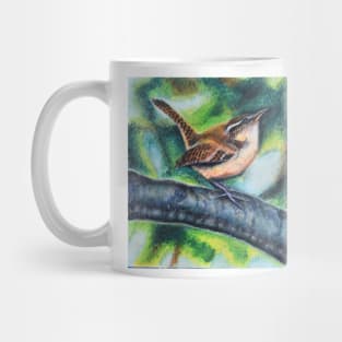 Happy Little Carolina Wren Mug